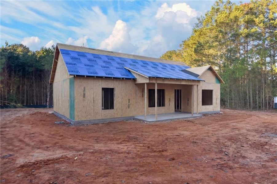 In-progress construction of a new home in , Taylorsville, GA (Image 29).