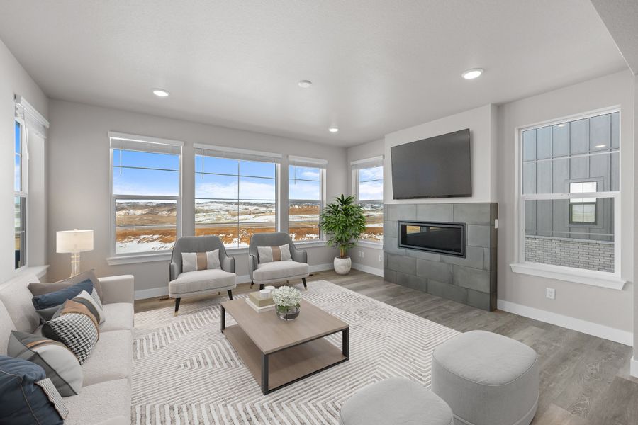 Representative furnished interior of a home built from the 5 by Trumark Homes in Trumark Homes at Sterling Ranch, Littleton (Image 4).