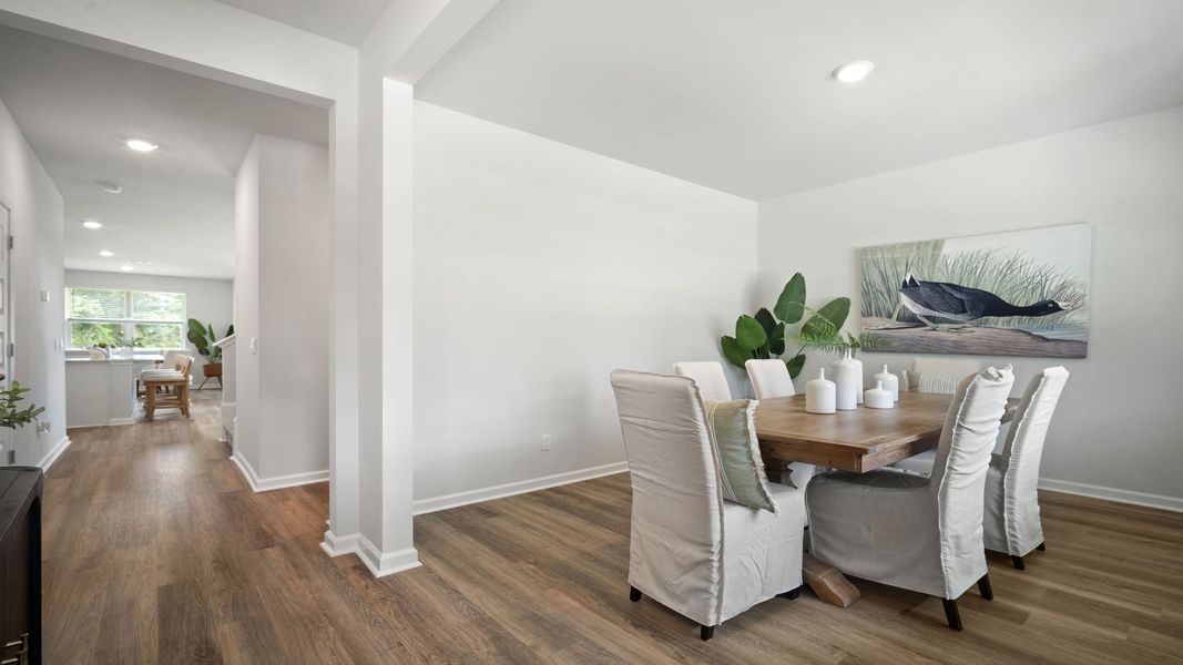 Furnished interior view inside a new home in Fernhill Farms, Statesboro (Image 5).