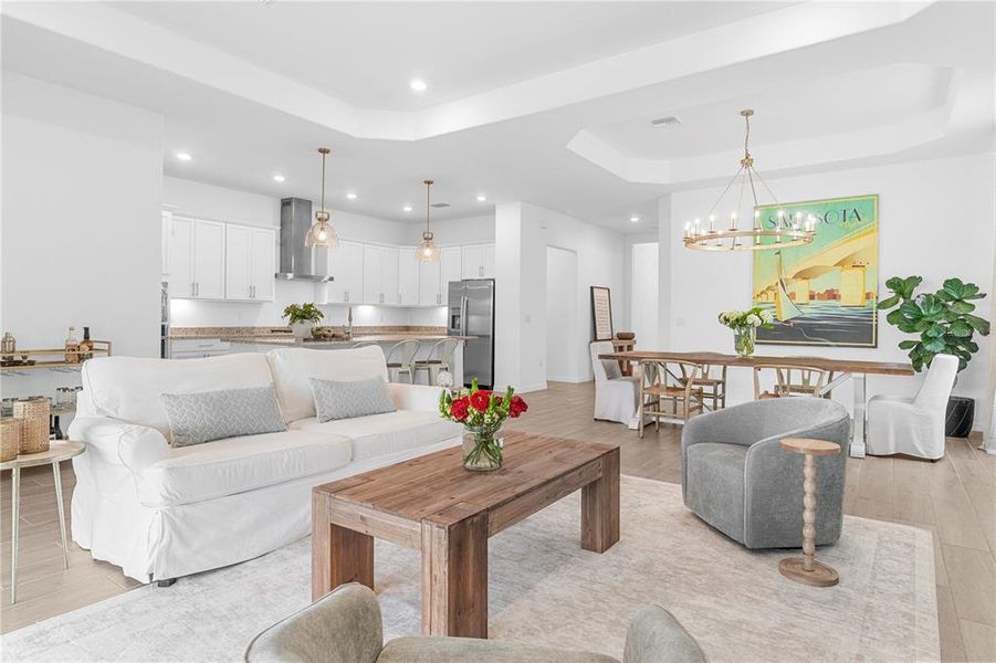 Furnished interior view inside a new home in , Punta Gorda (Image 17).