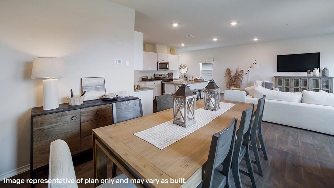 Furnished interior view inside a new home in Blue Ridge Ranch, San Antonio (Image 9).