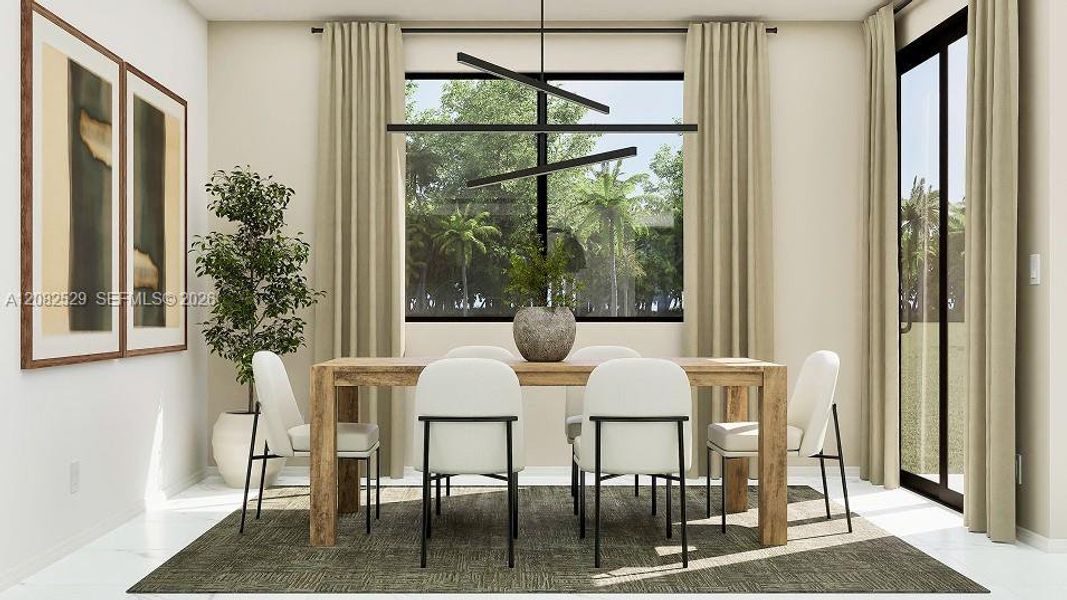 Furnished interior view inside a new home in Solterra, Sunrise (Image 9).