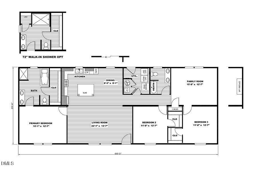 119 Falls Ln Floor PLan
