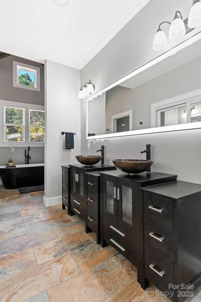 Furnished interior view inside a new home in , Hendersonville (Image 10).