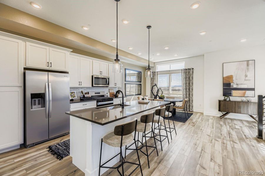 Furnished interior view inside a new home in Solterra, Lakewood (Image 3).