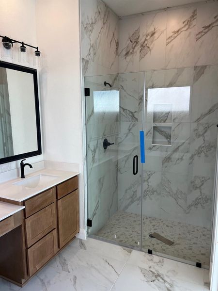 Furnished interior view inside a new home in Wood Leaf Reserve, Tomball (Image 19).