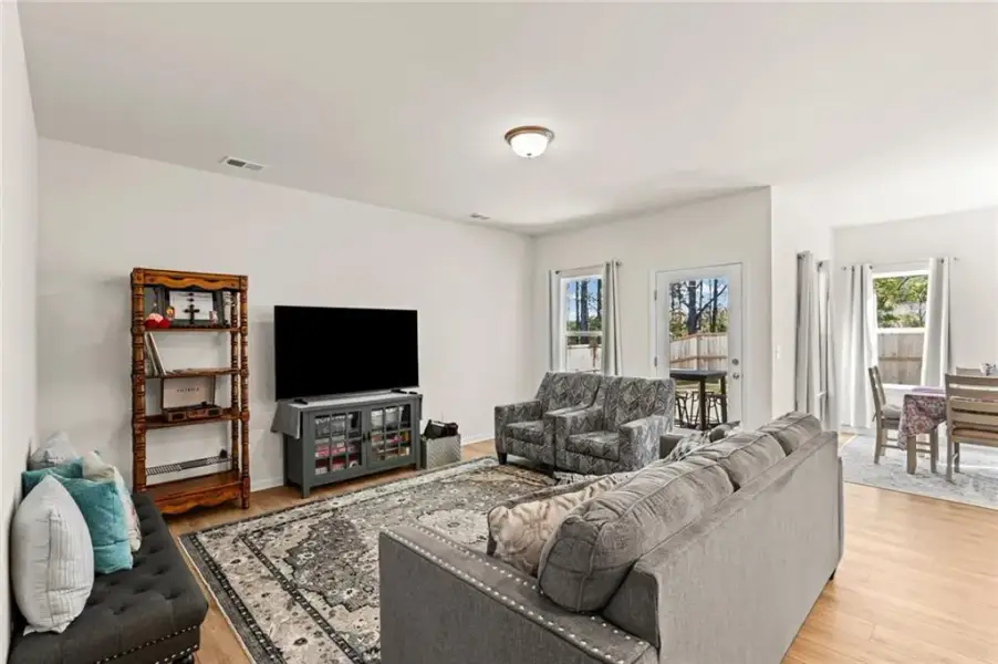 Furnished interior view inside a new home in Allen Manor, Hoschton (Image 7). Furnished interior view inside a new home in Allen Manor, Hoschton (Image 7).