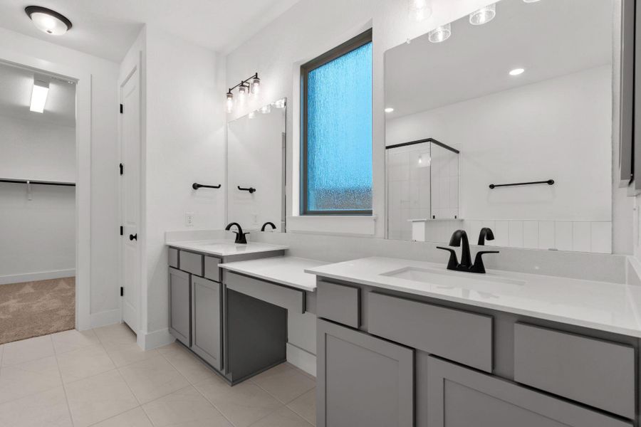 Primary Bath retreat with dual vanities