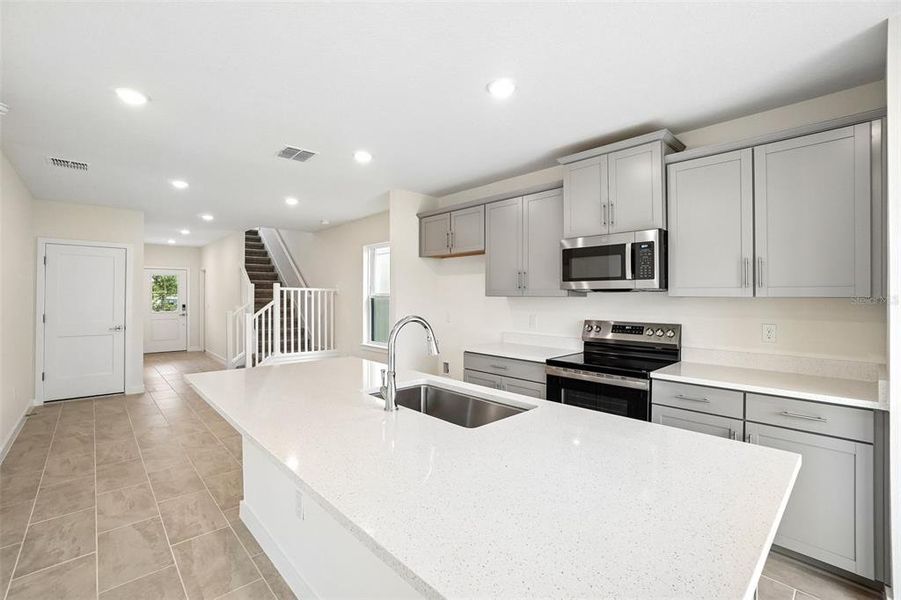 Furnished interior view inside a new home in Grasslands West, Lakeland (Image 7).