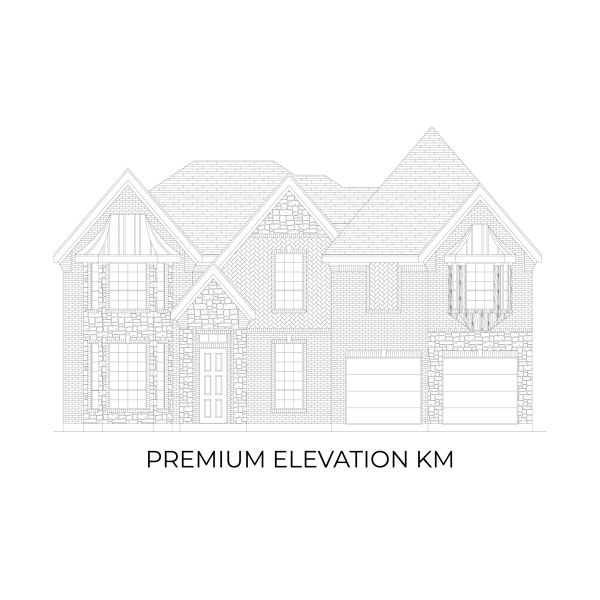 Representative rendering of the exterior for the Coventry 2F by First Texas Homes (Image 18).