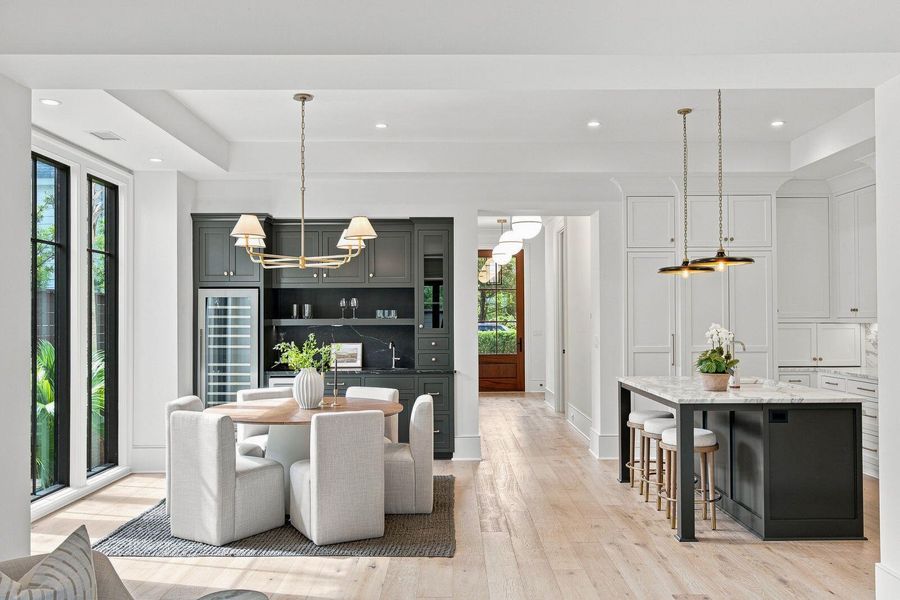Furnished interior view inside a new home in , Mount Pleasant (Image 71).
