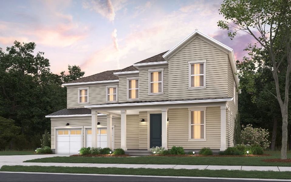 Representative exterior photo of a completed home built from the Waterstone by Pulte Homes in Heartwood, Richmond Hill, GA (Image 17).