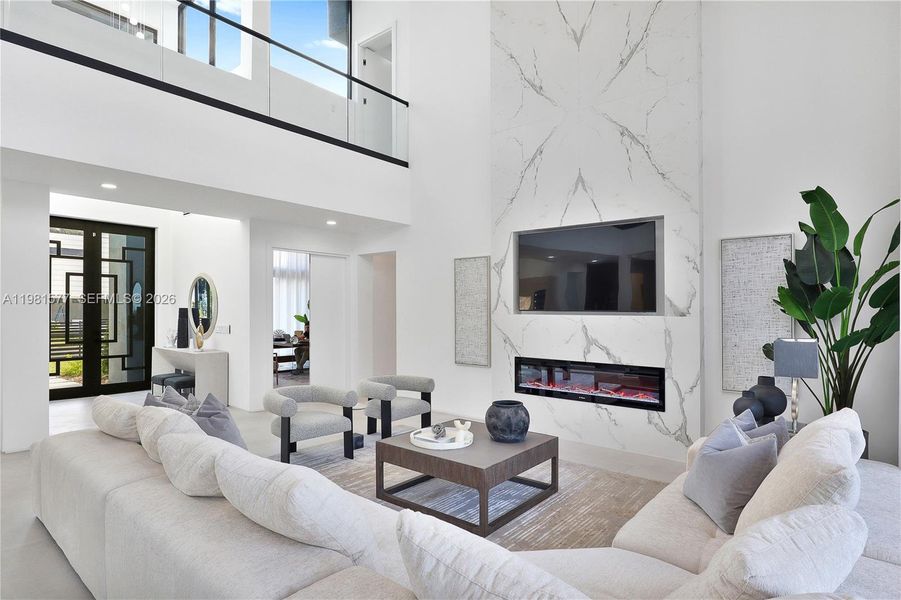 Furnished interior view inside a new home in , Davie (Image 15).