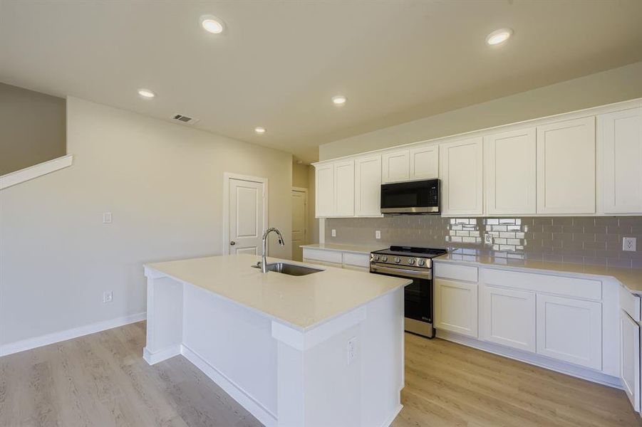 Furnished interior view inside a new home in MiraVerde, Crowley (Image 12).
