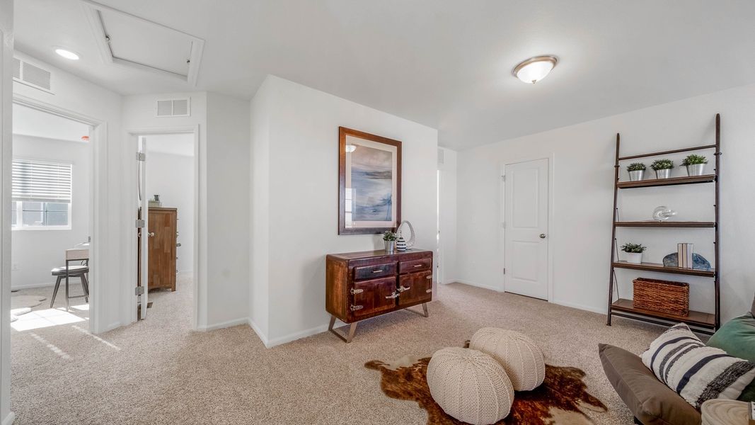 Furnished interior view inside a new home in Green Valley Ranch, Aurora (Image 28).