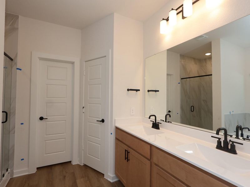 Furnished interior view inside a new home in Sorella, Tomball (Image 28).
