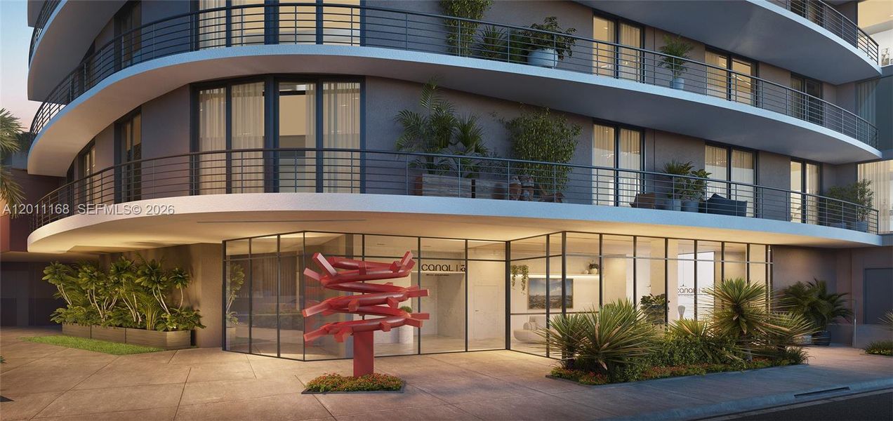 Condo located in Miami, FL showcasing its design and architecture (Image 4). Condo located in Miami, FL showcasing its design and architecture (Image 4).