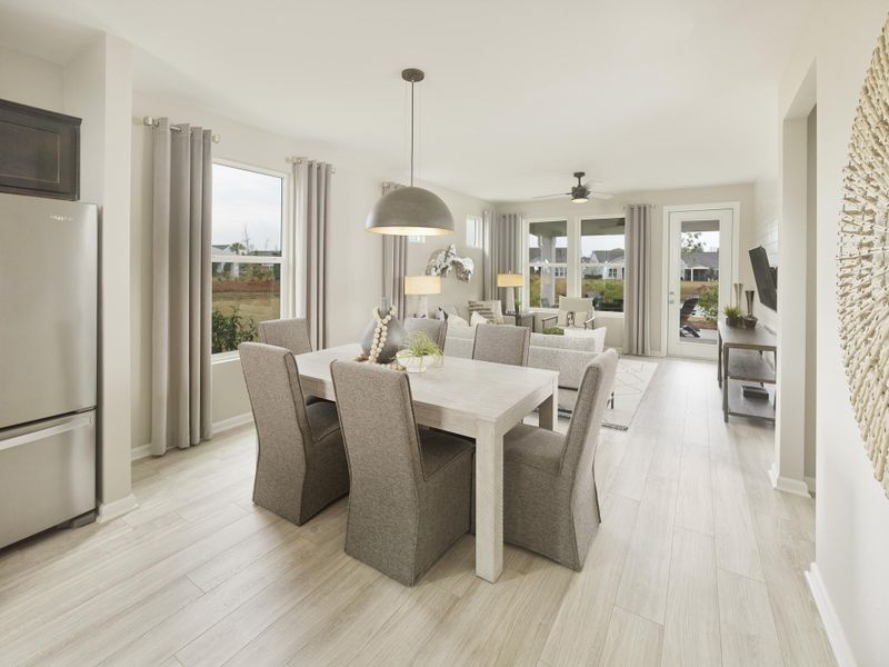 Furnished interior view inside a new home in Del Webb Charleston at Nexton, Summerville (Image 3).