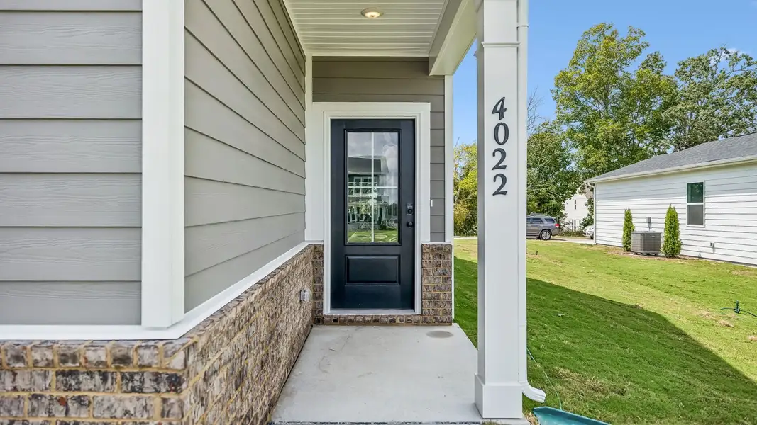 Exterior details and patio area of a home in Reserve at Hickory Ridge, Columbia (Image 4).