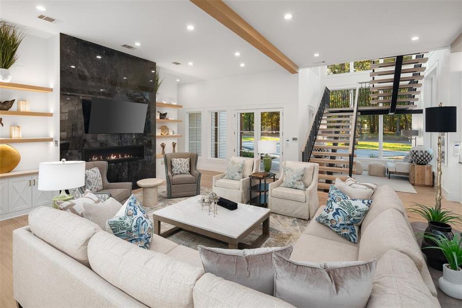 Furnished interior view inside a new home in , Mabank (Image 7).