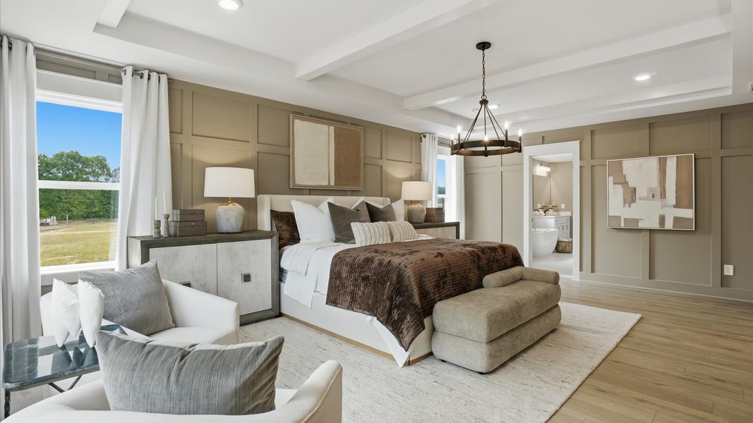 Representative furnished interior of a home built from the Stonefield by DRB Homes in Northcroft, Loganville (Image 38).