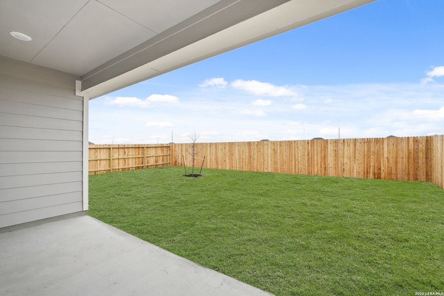 Exterior details and patio area of a home in Swenson Heights, Seguin (Image 3). Exterior details and patio area of a home in Swenson Heights, Seguin (Image 3).