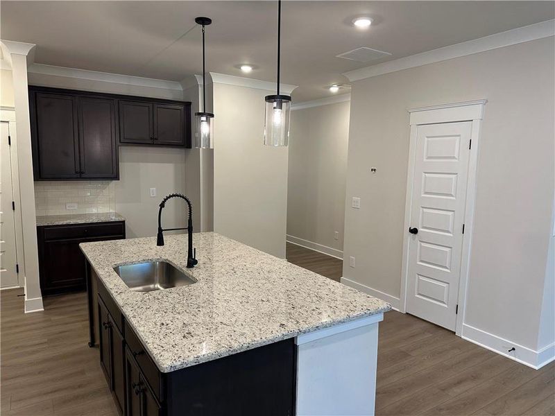 Furnished interior view inside a new home in Millstone at Mundy Mill, Gainesville (Image 4). Furnished interior view inside a new home in Millstone at Mundy Mill, Gainesville (Image 4).