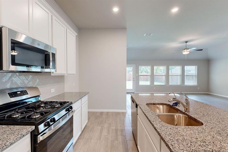 Furnished interior view inside a new home in Kings Way, Denton (Image 9). Furnished interior view inside a new home in Kings Way, Denton (Image 9).