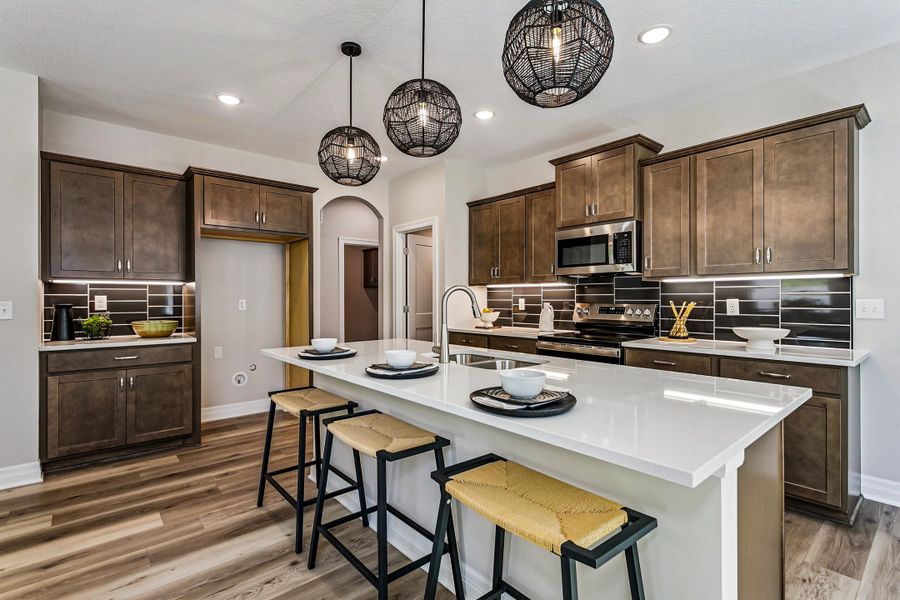 Furnished interior view inside a new home in Heritage Commons, Andover (Image 4).