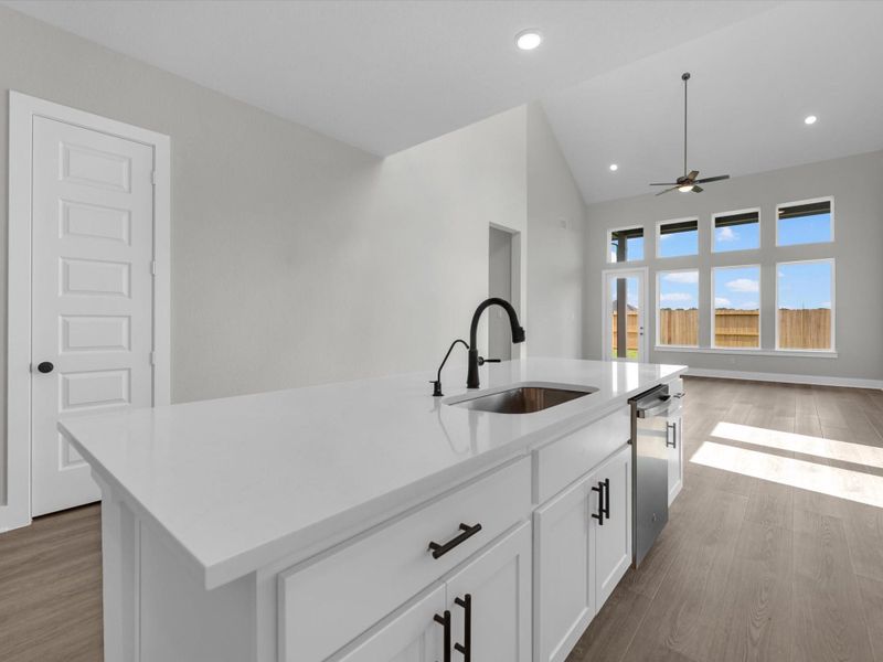 Furnished interior view inside a new home in Pecan Ridge, Fulshear (Image 11).