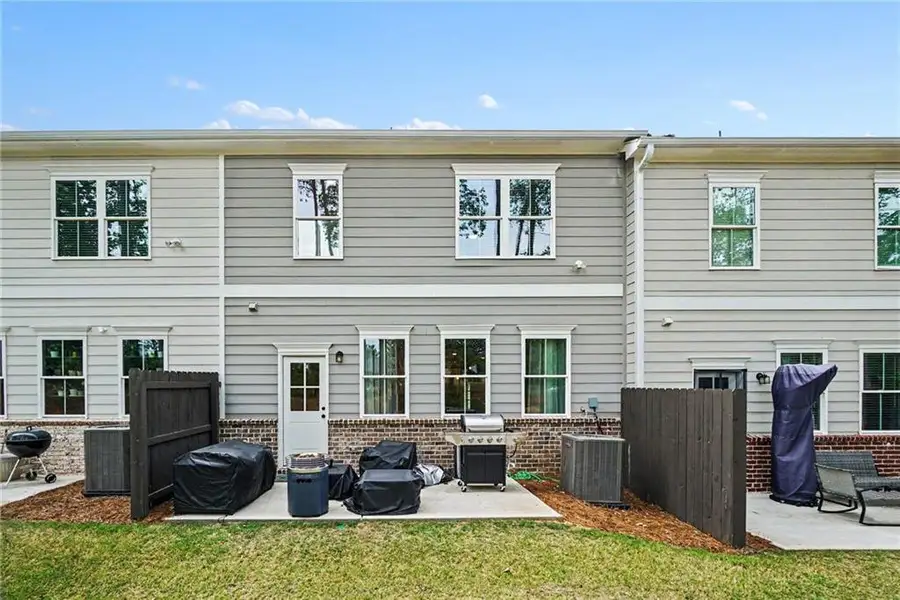 Exterior details and patio area of a home in Gates at Hamilton Grove, Marietta (Image 3).