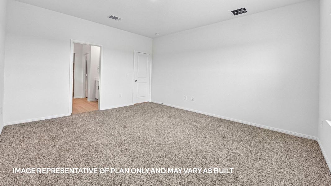 Spacious, unfurnished interior of a new home in Carillon, Manor (Image 23).