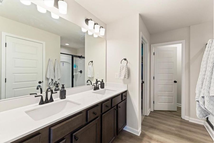 Furnished interior view inside a new home in Crofton Place Enclave, Snellville (Image 57).