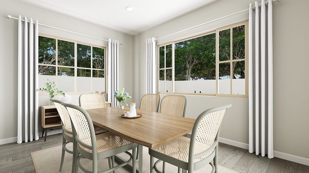 Representative furnished interior of a home built from the Tipton Plan 3507 by Tri Pointe Homes in Soleo, San Tan Valley (Image 17).