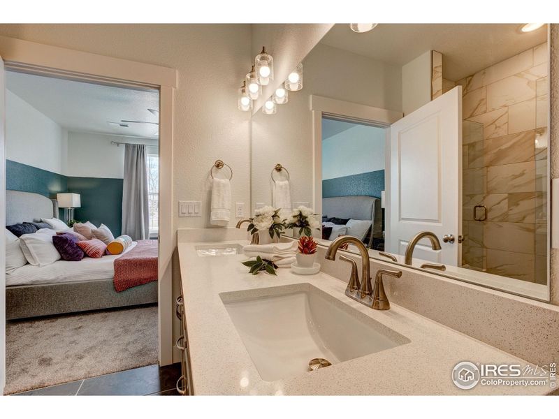 Furnished interior view inside a new home in , Loveland (Image 22).