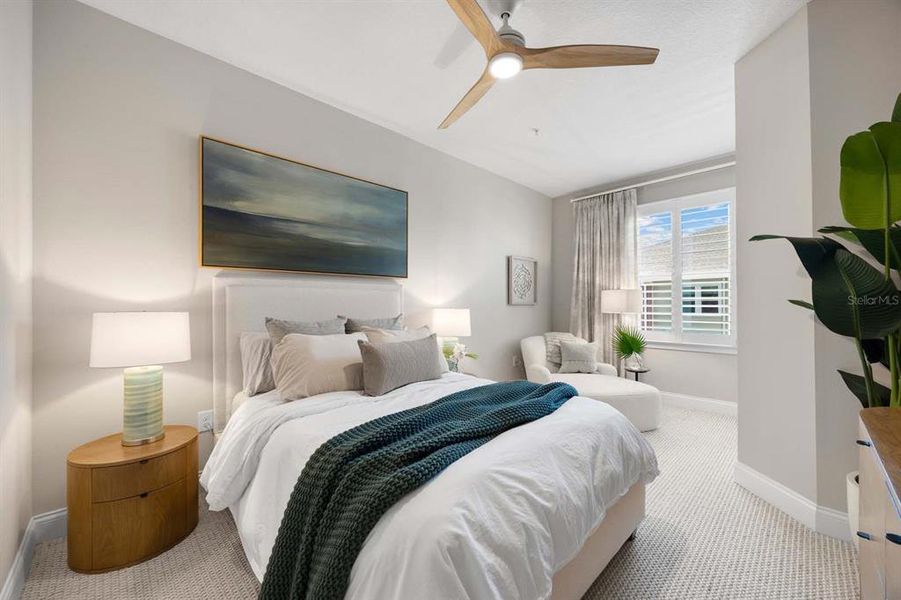 Furnished interior view inside a new home in Gatherings® of Lake Nona, Orlando (Image 33).