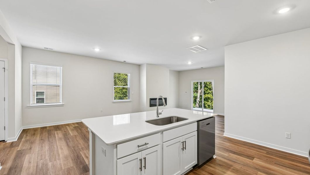 Furnished interior view inside a new home in The Falls at Newton, Newton (Image 4).