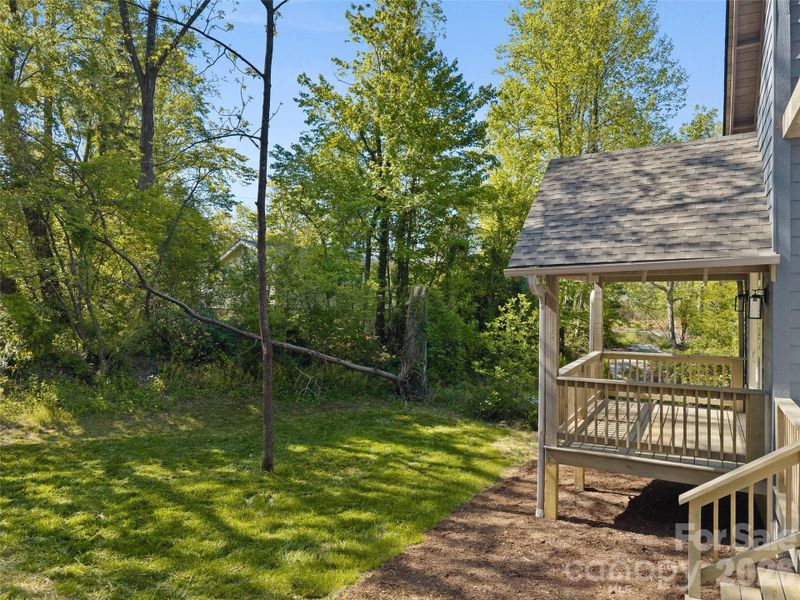 Exterior details and patio area of a home in , Brevard (Image 25).