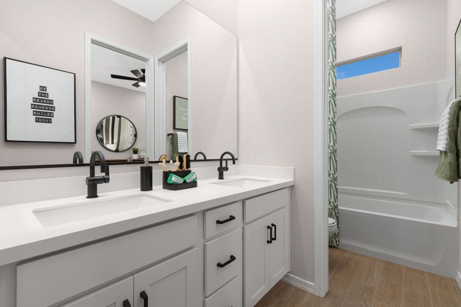 Representative furnished interior of a home built from the Flint by Mattamy Homes in Bella Vista Farms, Queen Creek (Image 14).