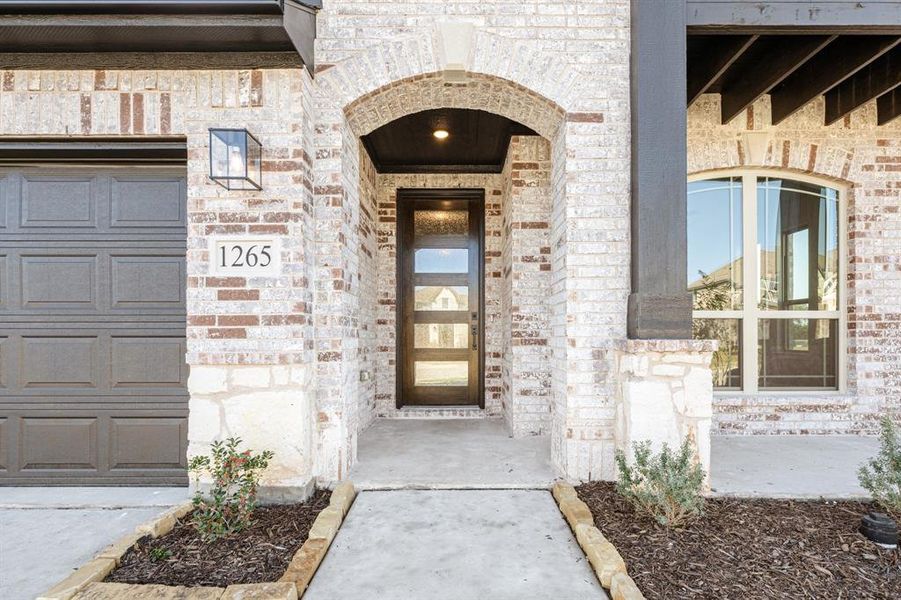 Exterior details and patio area of a home in Anderson Crossing, Trenton (Image 4). Exterior details and patio area of a home in Anderson Crossing, Trenton (Image 4).