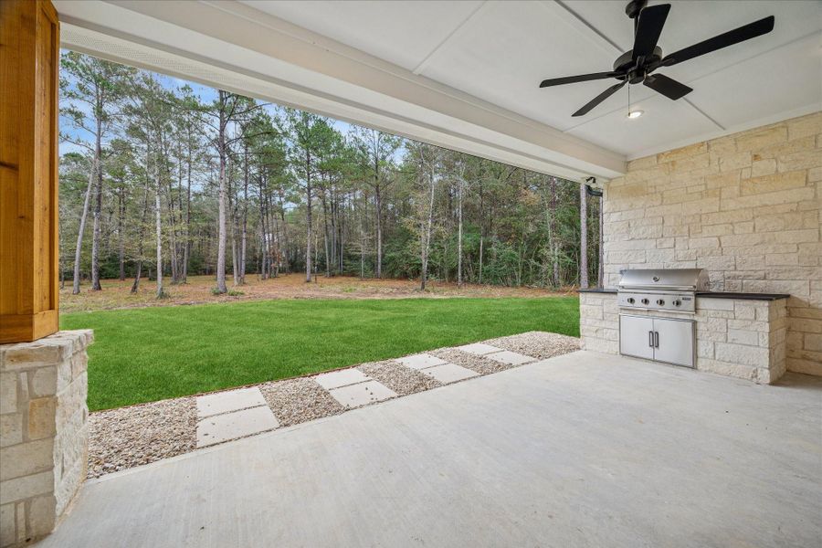 Exterior details and patio area of a home in , Huntsville (Image 3). Exterior details and patio area of a home in , Huntsville (Image 3).