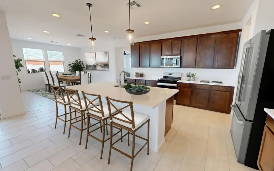 Furnished interior view inside a new home in Blossom Rock, Apache Junction (Image 3). Furnished interior view inside a new home in Blossom Rock, Apache Junction (Image 3).