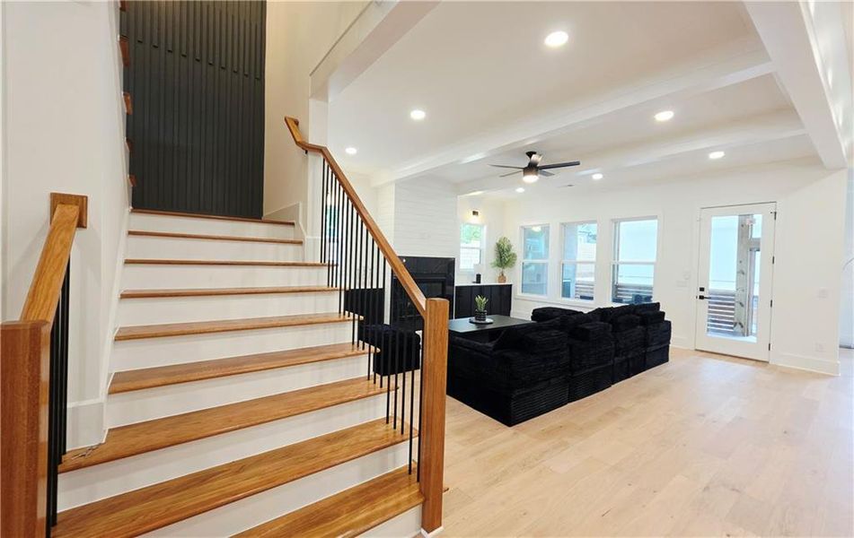 Furnished interior view inside a new home in , Atlanta (Image 13).