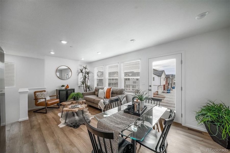Furnished interior view inside a new home in Reunion, Commerce City (Image 11).