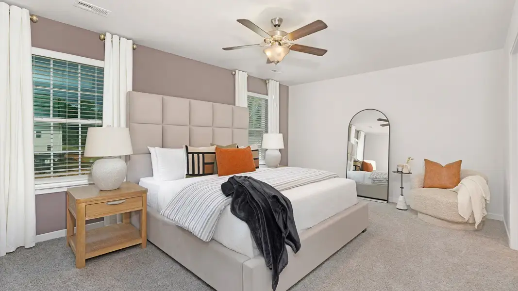 Furnished interior view inside a new home in Wallace Springs, Statesville (Image 14).