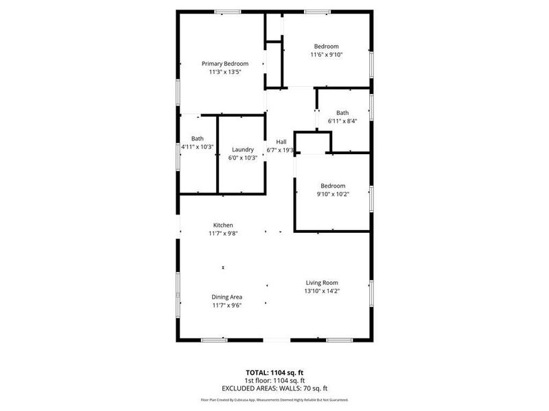2D floor plan layout of this home in , Atlanta, GA (Image 5).