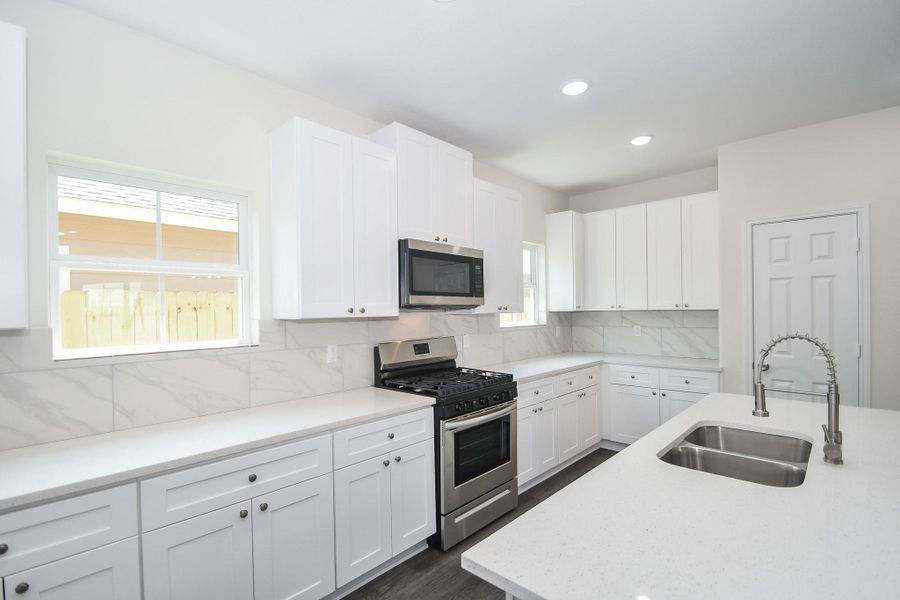 Furnished interior view inside a new home in , Houston (Image 13). Furnished interior view inside a new home in , Houston (Image 13).