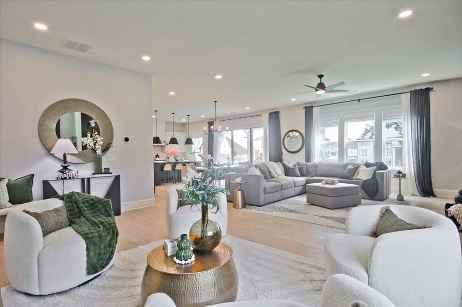 Furnished interior view inside a new home in , Cumming (Image 28).