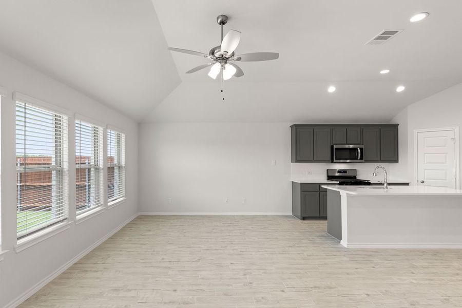 Representative exterior photo of a completed home built from the Austin by Impression Homes in Northspur, Terrell, TX (Image 10). Representative exterior photo of a completed home built from the Austin by Impression Homes in Northspur, Terrell, TX (Image 10).