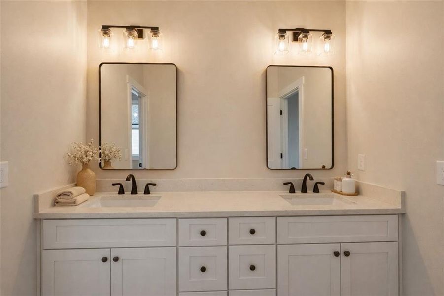 Furnished interior view inside a new home in , Dawsonville (Image 38).